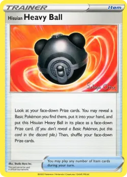 Hisuian Heavy Ball 「WC_DECK_2024_ANCIENT_TOOLBOX No. 017」「EN」